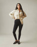 Women's Ponte Slim Pant High Rise - Super Black